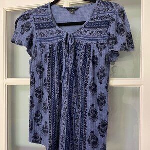Lucky Brand Size M Blue Top